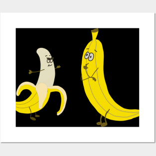 Cute couple of bananas Posters and Art